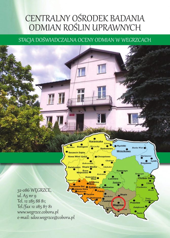 Stacja Doświadczalna Oceny Odmian w Węgrzcach