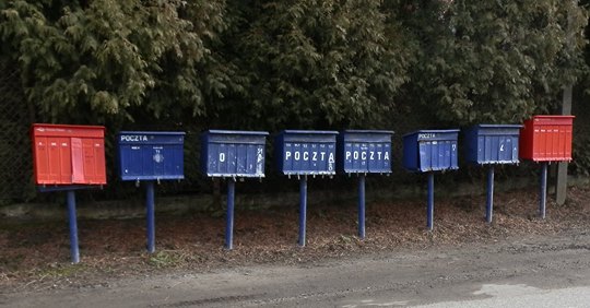 Zmiana zbiorczych skrzynek pocztowych