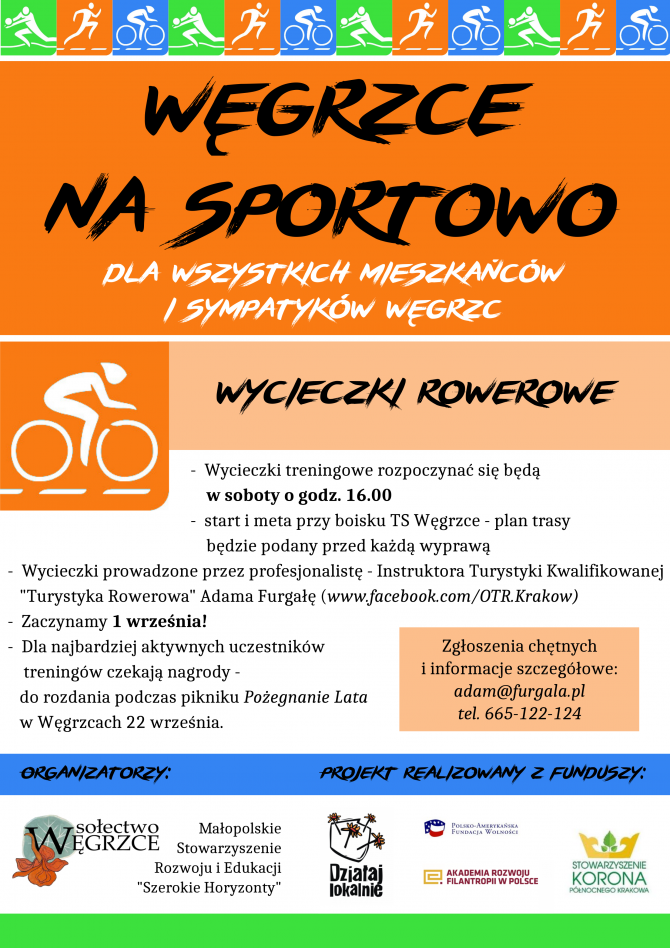 Węgrzce na sportowo – zapraszamy na Wycieczki Rowerowe!