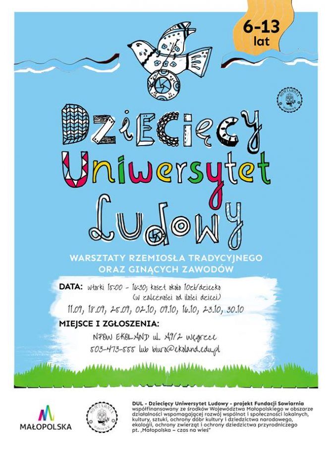 Ciekawe warsztaty dla dzieci w Węgrzcach