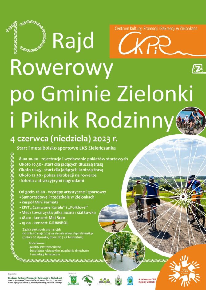X Rajd Rowerowy po gminie Zielonki